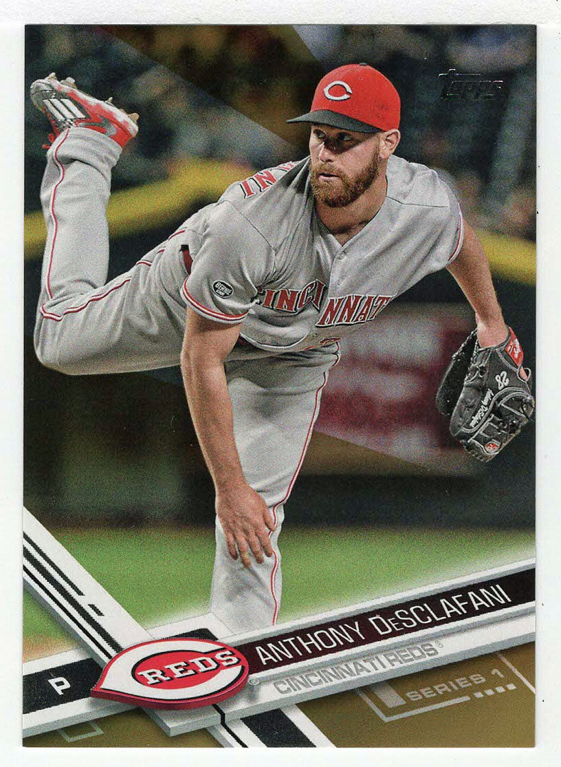 Anthony DeSclafani 1035/2017 - Cincinnati Reds - Gold (MLB Baseball Card) 2017 Topps # 297 Mint