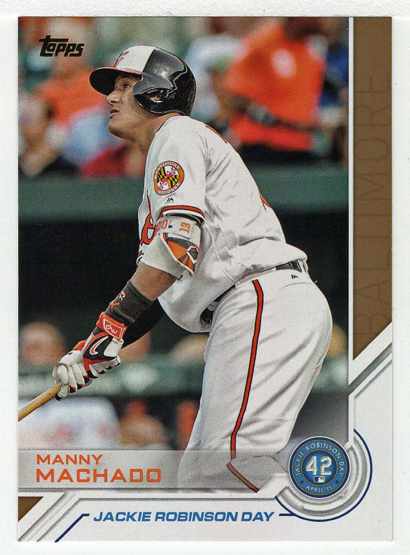 Manny Machado - Baltimore Orioles - Jackie Robinson Day (MLB Baseball Card) 2017 Topps # JRD-1 Mint