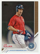 Joe Mauer - Minnesota Twins - Jackie Robinson Day (MLB Baseball Card) 2017 Topps # JRD-10 Mint