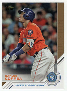 Carlos Correa - Houston Astros - Jackie Robinson Day (MLB Baseball Card) 2017 Topps # JRD-13 Mint