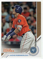 Carlos Correa - Houston Astros - Jackie Robinson Day (MLB Baseball Card) 2017 Topps # JRD-13 Mint