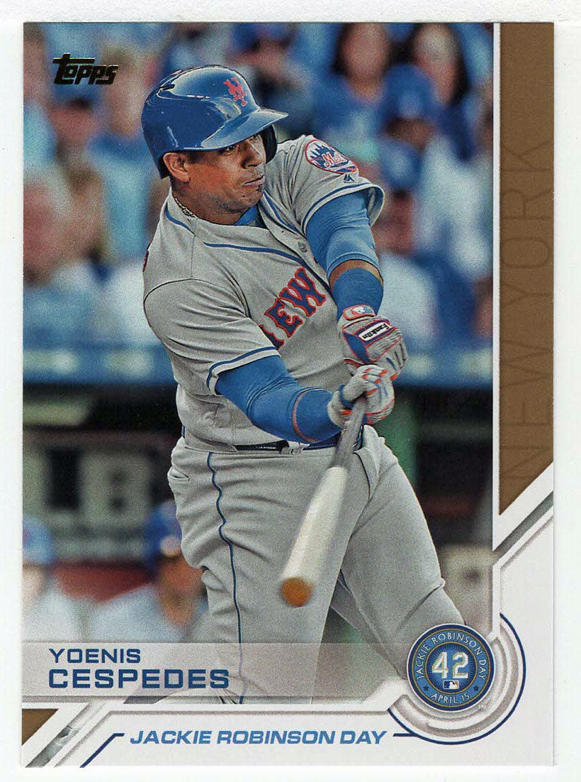 Yoenis Cespedes - New York Mets - Jackie Robinson Day (MLB Baseball Card) 2017 Topps # JRD-20 Mint