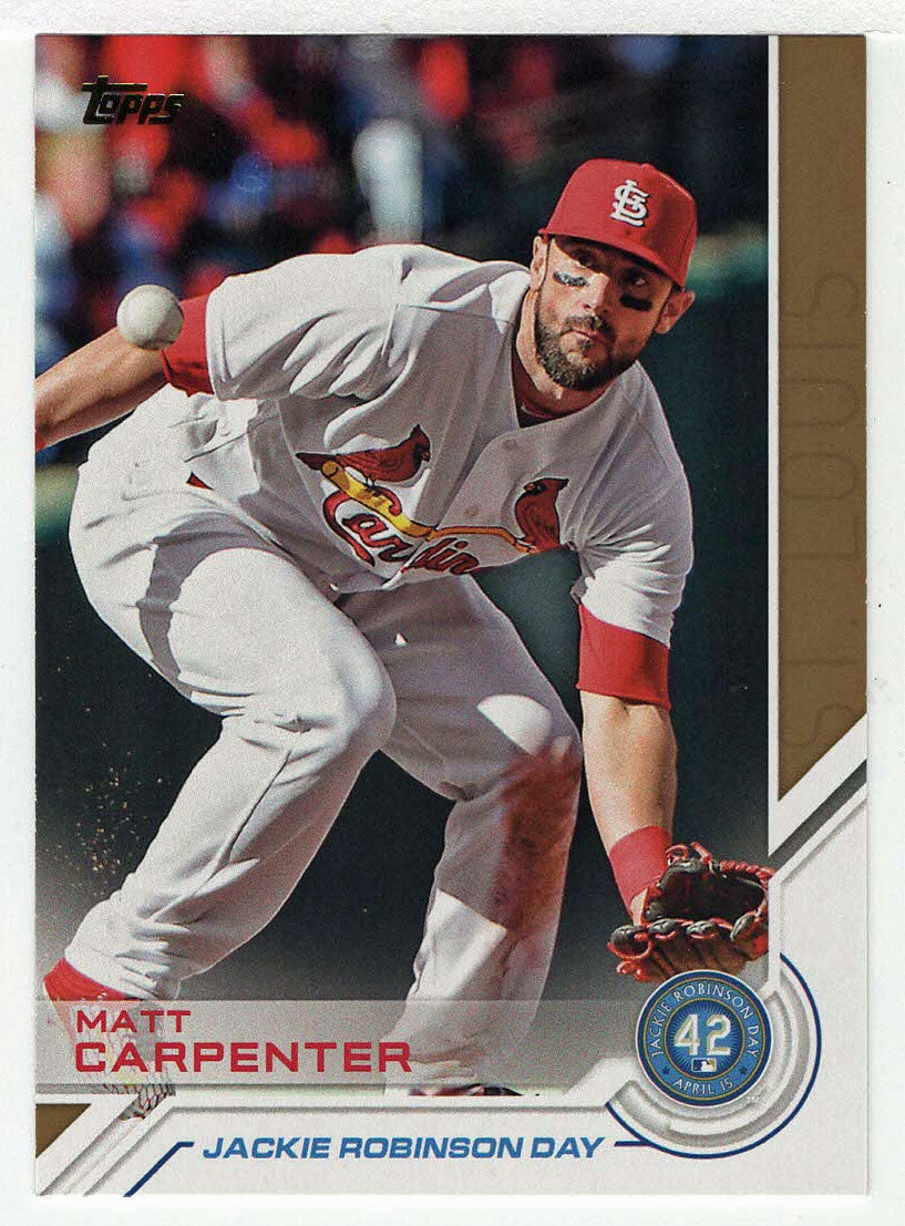 Matt Carpenter - St. Louis Cardinals - Jackie Robinson Day (MLB Baseball Card) 2017 Topps # JRD-22 Mint