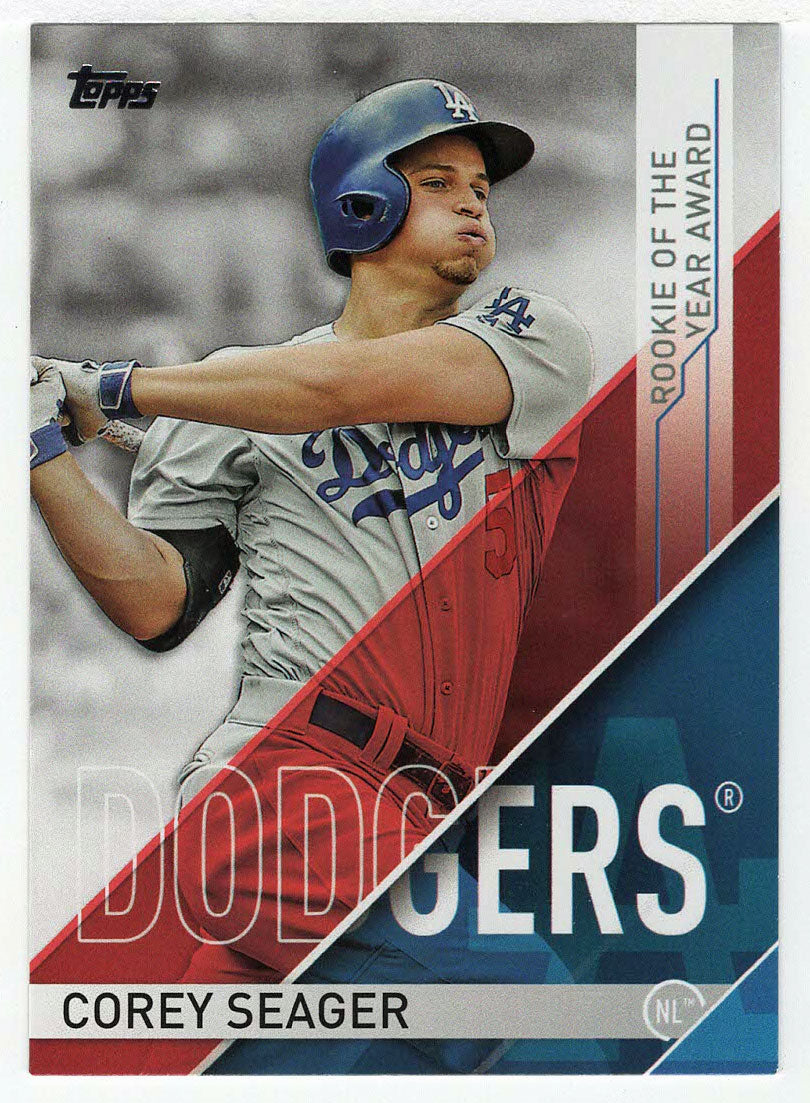 Corey Seager - Los Angeles Dodgers - MLB Awards (MLB Baseball Card) 2017 Topps # ROY-2 Mint