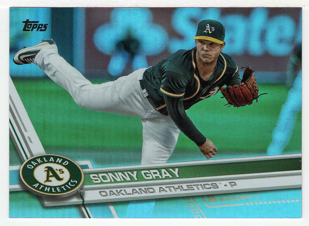 Sonny Gray - Oakland Athletics - Rainbow Foil (MLB Baseball Card) 2017 Topps # 177 Mint