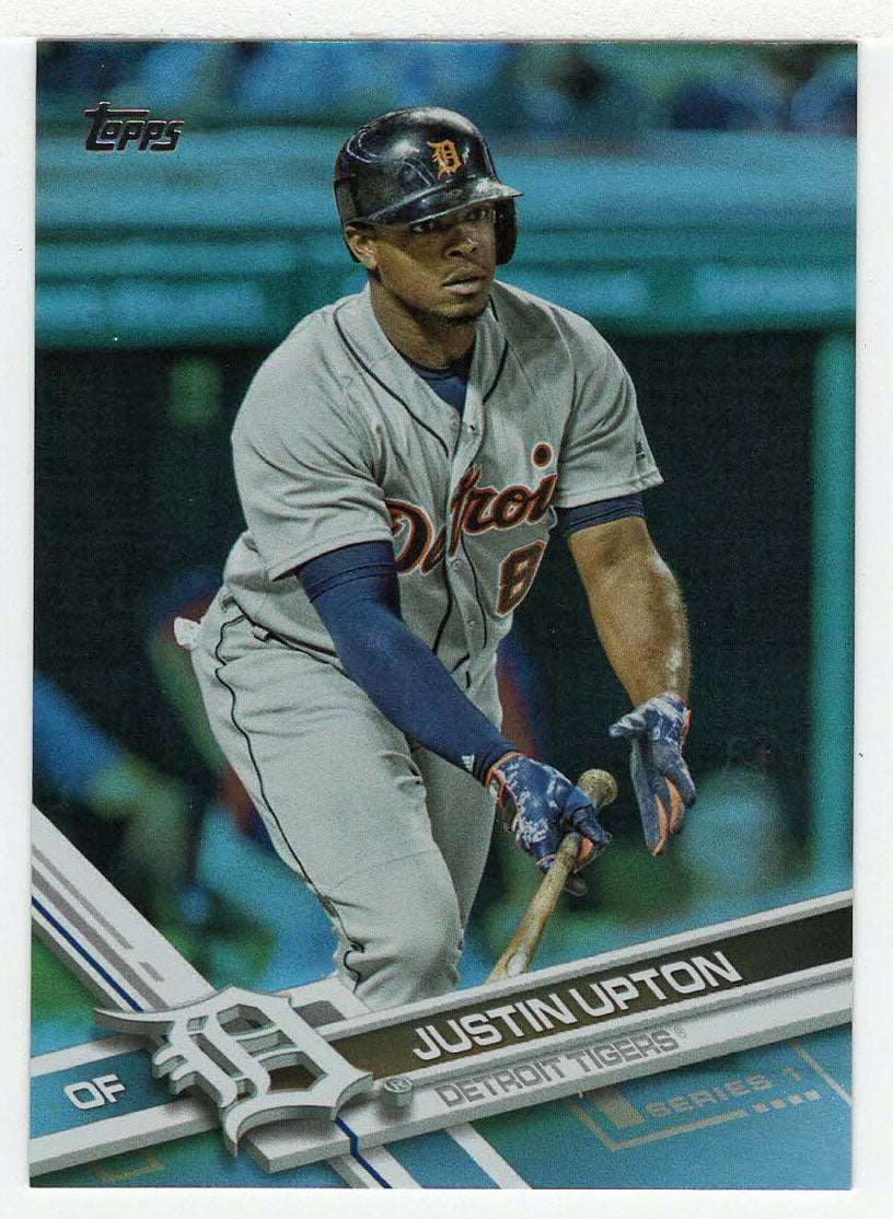 Justin Upton - Detroit Tigers - Rainbow Foil (MLB Baseball Card) 2017 Topps # 207 Mint