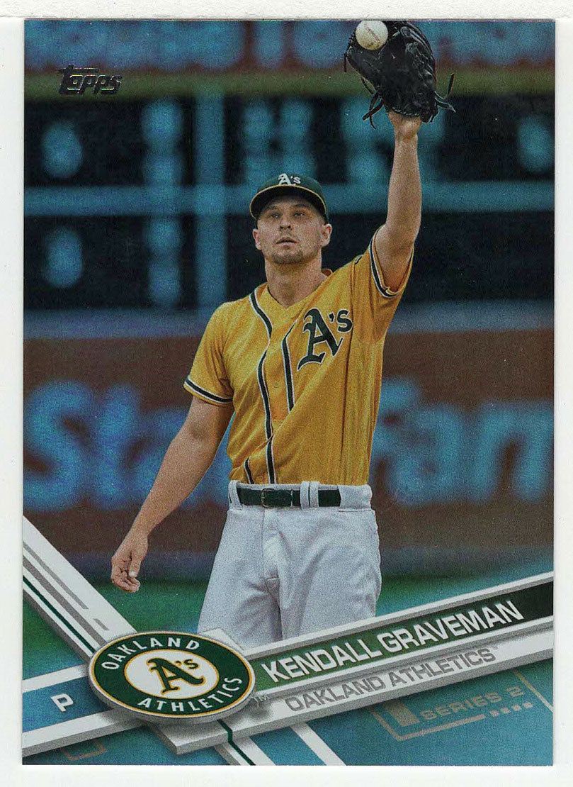 Kendall Graveman - Oakland Athletics - Rainbow Foil (MLB Baseball Card) 2017 Topps # 592 Mint