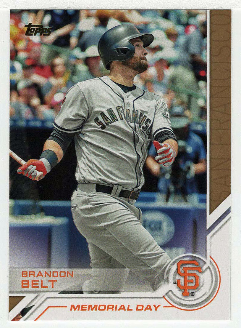 Brandon Belt - San Francisco Giants - Salute (MLB Baseball Card) 2017 Topps # S-43 Mint