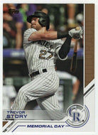 Trevor Story - Colorado Rockies - Salute (MLB Baseball Card) 2017 Topps # S-47 Mint