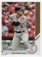 Ryan Braun - Milwaukee Brewers - Salute (MLB Baseball Card) 2017 Topps # S-54 Mint