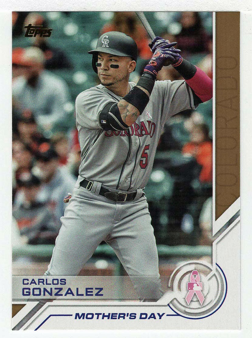 Carlos Gonzalez - Colorado Rockies - Salute (MLB Baseball Card) 2017 Topps # S-59 Mint