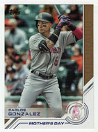 Carlos Gonzalez - Colorado Rockies - Salute (MLB Baseball Card) 2017 Topps # S-59 Mint