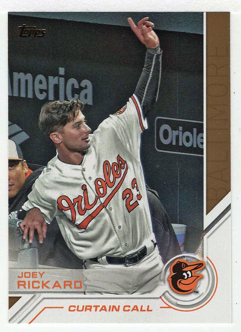 Joey Rickard - Baltimore Orioles - Salute (MLB Baseball Card) 2017 Topps # S-118 Mint