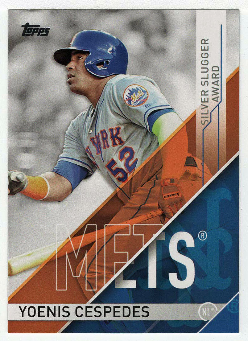 Yoenis Cespedes - New York Mets - Silver Slugger Awards (MLB Baseball Card) 2017 Topps # SS-16 Mint