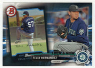 Felix Hernandez - Seattle Mariners - Bowman Then and Now (MLB Baseball Card) 2017 Topps # 8 Mint