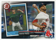 David Price - Boston Red Sox - Bowman Then and Now (MLB Baseball Card) 2017 Topps # 14 Mint
