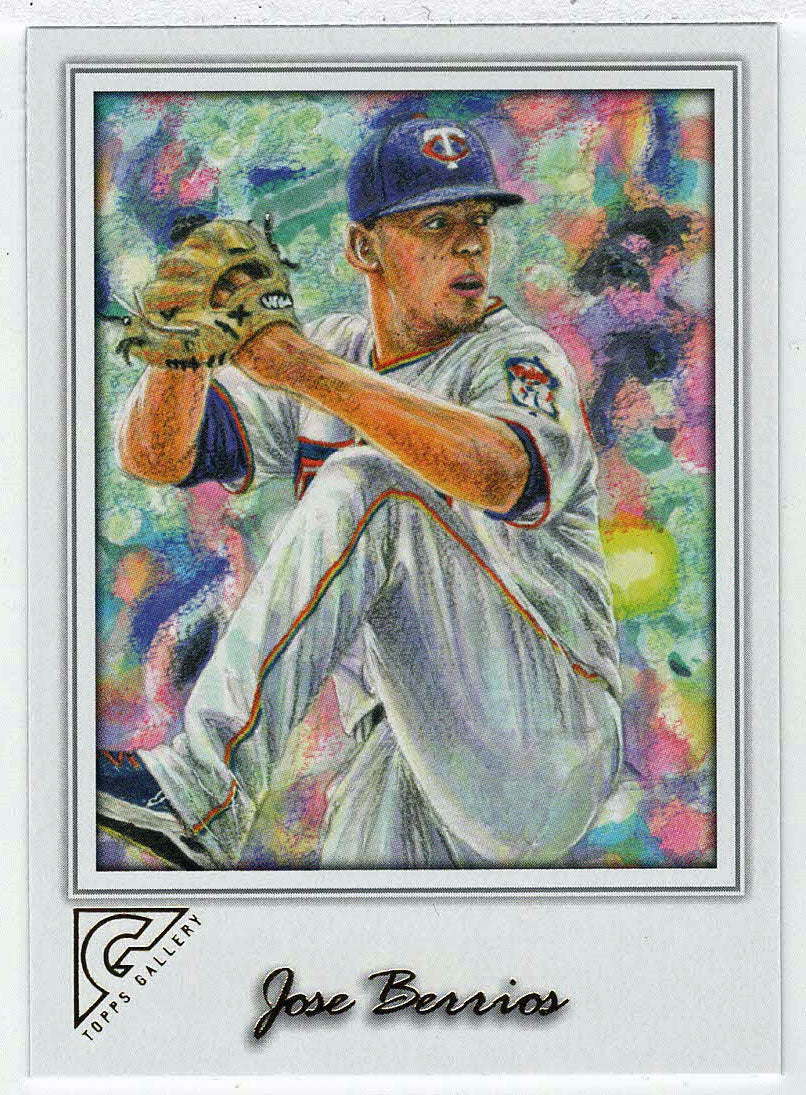 Jose Berrios - Minnesota Twins (MLB Baseball Card) 2017 Topps Gallery # 4 Mint