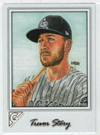 Trevor Story - Colorado Rockies (MLB Baseball Card) 2017 Topps Gallery # 16 Mint
