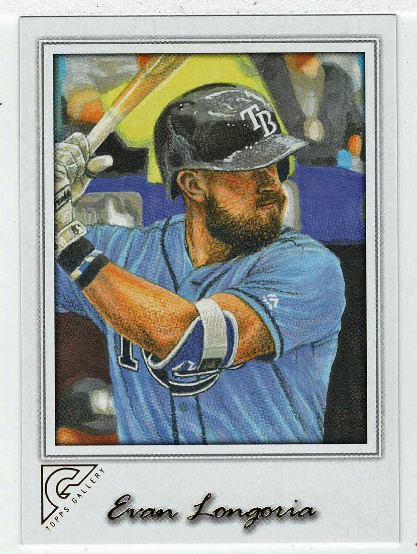 Evan Longoria - Tampa Bay Rays (MLB Baseball Card) 2017 Topps Gallery # 20 Mint