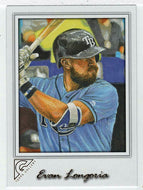 Evan Longoria - Tampa Bay Rays (MLB Baseball Card) 2017 Topps Gallery # 20 Mint