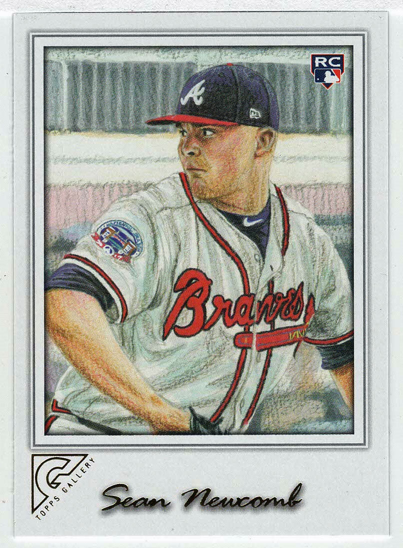 Sean Newcomb RC - Atlanta Braves (MLB Baseball Card) 2017 Topps Gallery # 28 Mint