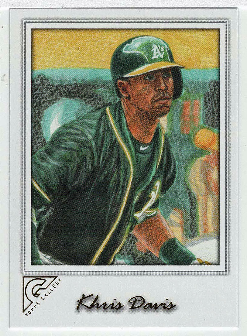 Khris Davis - Oakland Athletics (MLB Baseball Card) 2017 Topps Gallery # 59 Mint
