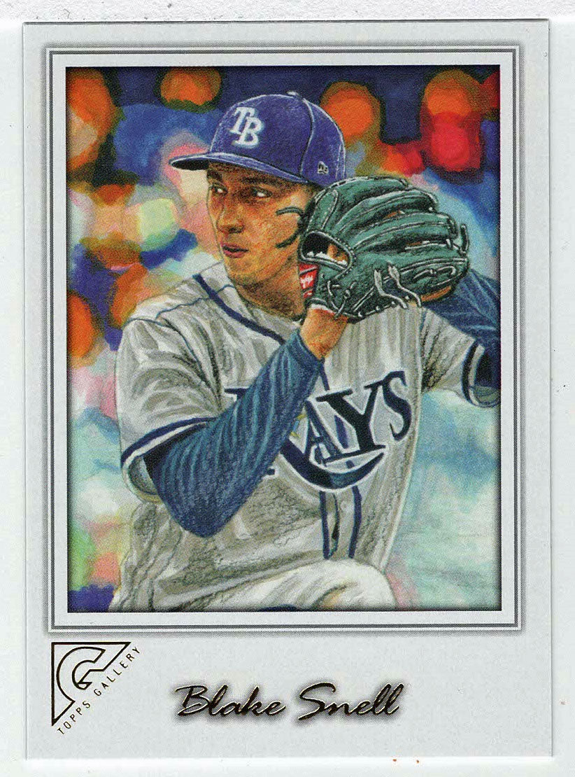 Blake Snell - Tampa Bay Rays (MLB Baseball Card) 2017 Topps Gallery # 69 Mint