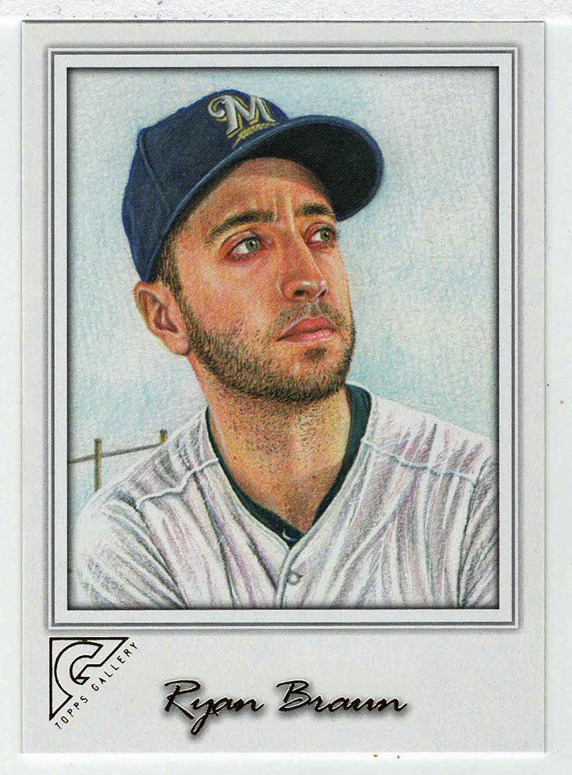 Ryan Braun - Milwaukee Brewers (MLB Baseball Card) 2017 Topps Gallery # 111 Mint