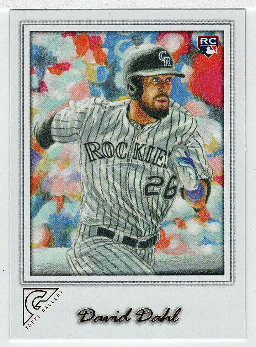 David Dahl RC - Colorado Rockies (MLB Baseball Card) 2017 Topps Gallery # 114 Mint