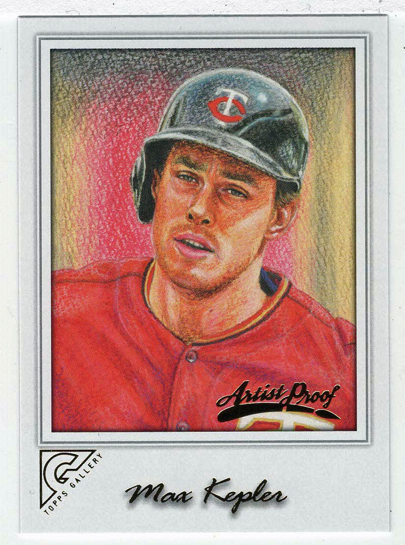 Max Kepler - Minnesota Twins - Artist Proof (MLB Baseball Card) 2017 Topps Gallery # 12 Mint