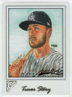 Trevor Story - Colorado Rockies - Artist Proof (MLB Baseball Card) 2017 Topps Gallery # 16 Mint