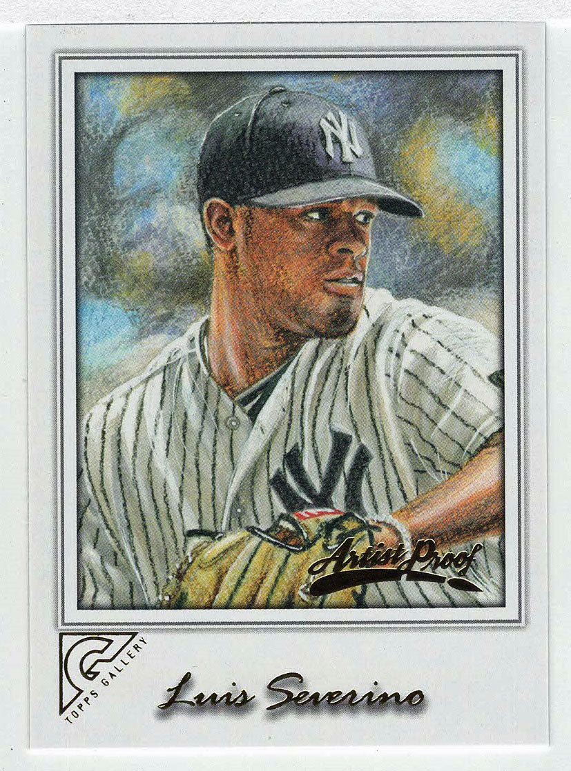 Luis Severino - New York Yankees - Artist Proof (MLB Baseball Card) 2017 Topps Gallery # 72 Mint