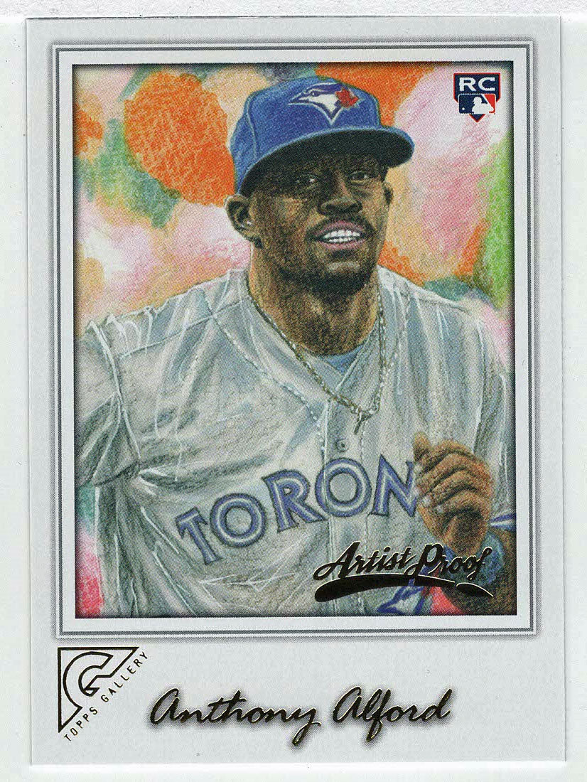 Anthony Alford - Toronto Blue Jays - Artist Proof (MLB Baseball Card) 2017 Topps Gallery # 82 Mint