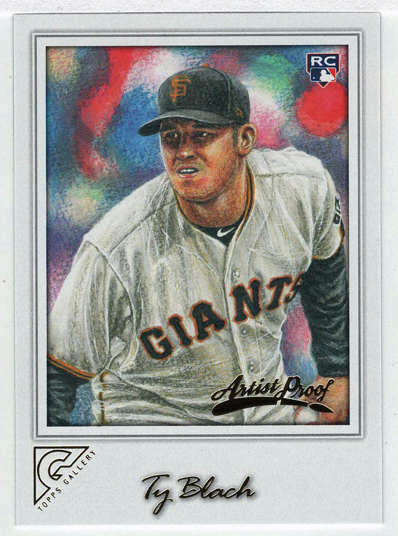 Ty Blach - San Francisco Giants - Artist Proof (MLB Baseball Card) 2017 Topps Gallery # 103 Mint