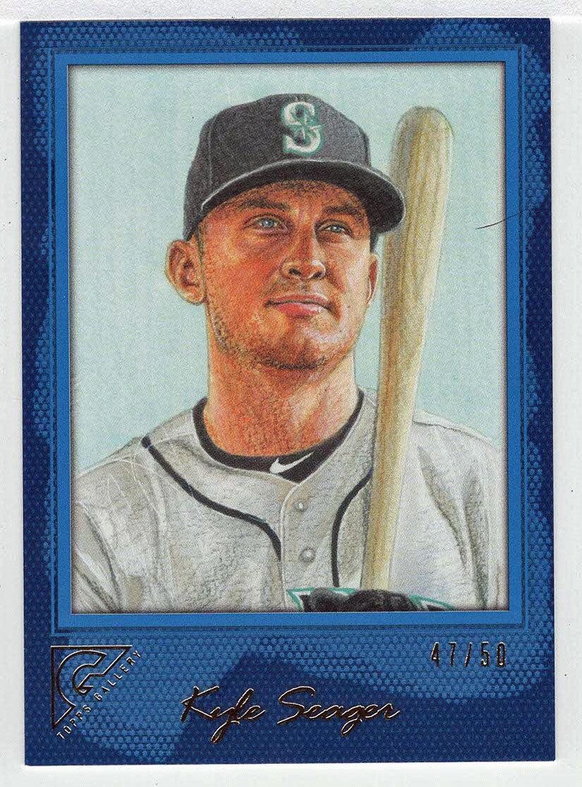 Kyle Seager 47/50 - Seattle Mariners - Blue (MLB Baseball Card) 2017 Topps Gallery # 67 Mint
