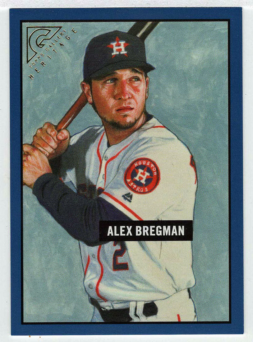 Alex Bregman 8/99 - Houston Astros - Heritage - Blue (MLB Baseball Card) 2017 Topps Gallery # 20 Mint
