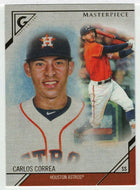 Carlos Correa - Houston Astros - Masterpieces (MLB Baseball Card) 2017 Topps Gallery # MP-3 Mint
