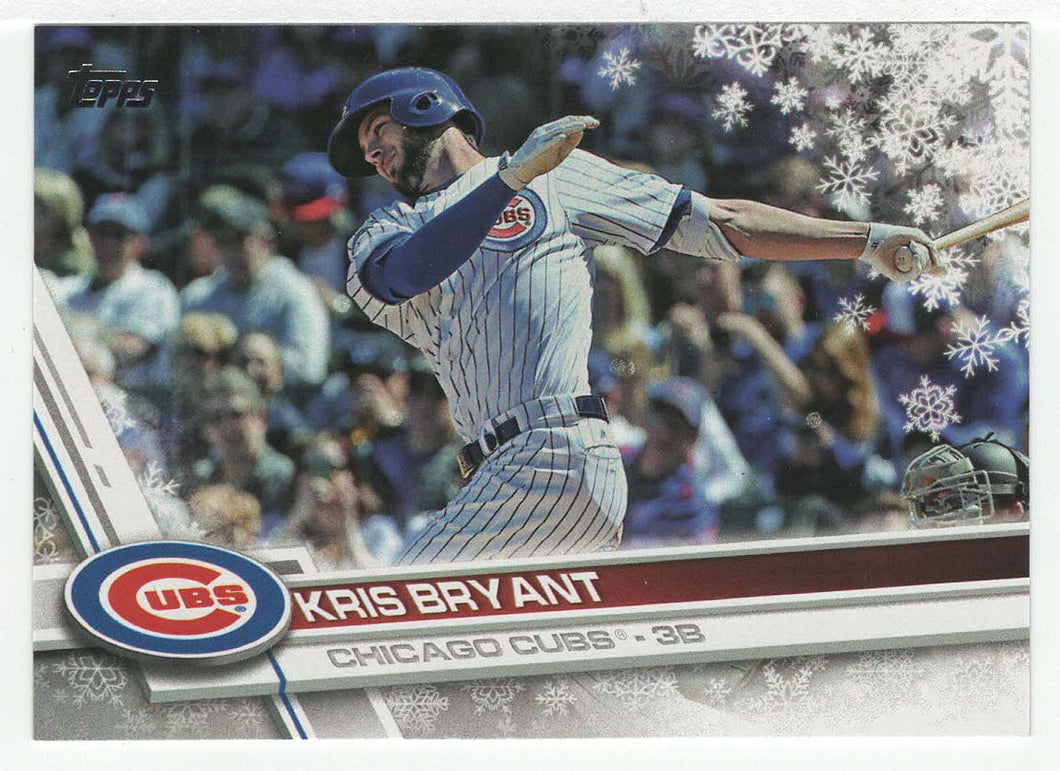 Kris Bryant - Chicago Cubs (MLB Baseball Card) 2017 Topps Walmart Holiday Snowflake # 1 Mint