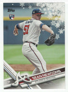 Sean Newcomb RC - Atlanta Braves (MLB Baseball Card) 2017 Topps Walmart Holiday Snowflake # 3 Mint