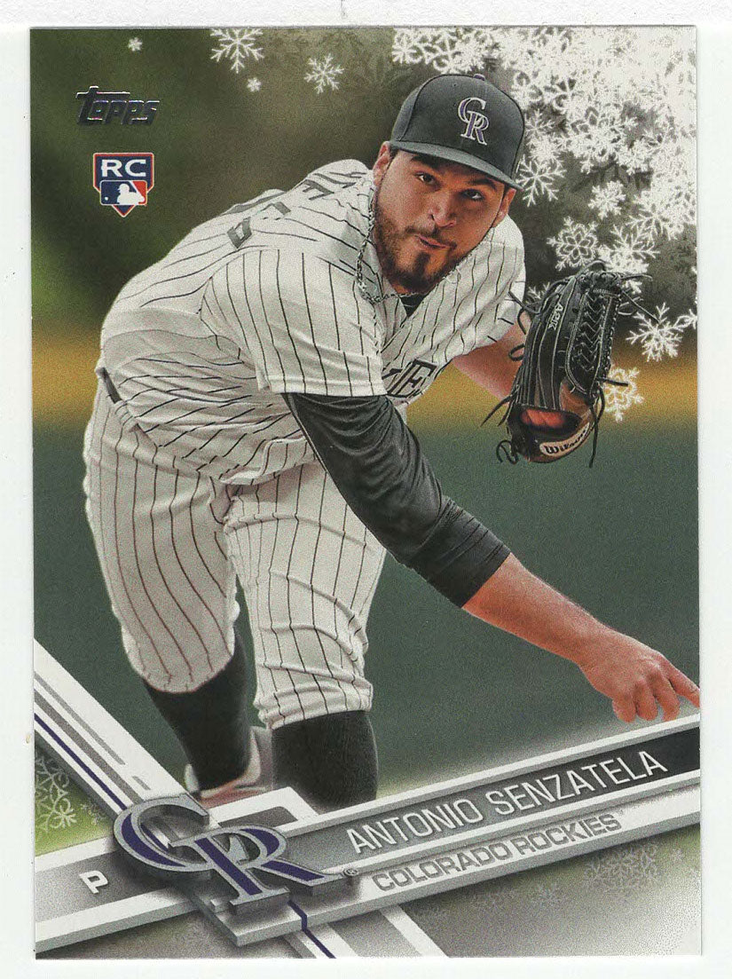 Antonio Senzatela RC - Colorado Rockies (MLB Baseball Card) 2017 Topps Walmart Holiday Snowflake # 9 Mint
