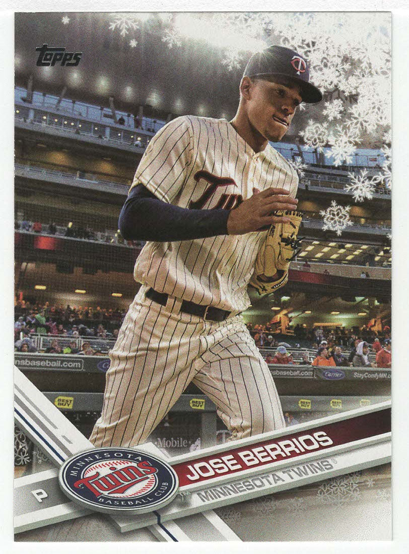 Jose Berrios - Minnesota Twins (MLB Baseball Card) 2017 Topps Walmart Holiday Snowflake # 10 Mint