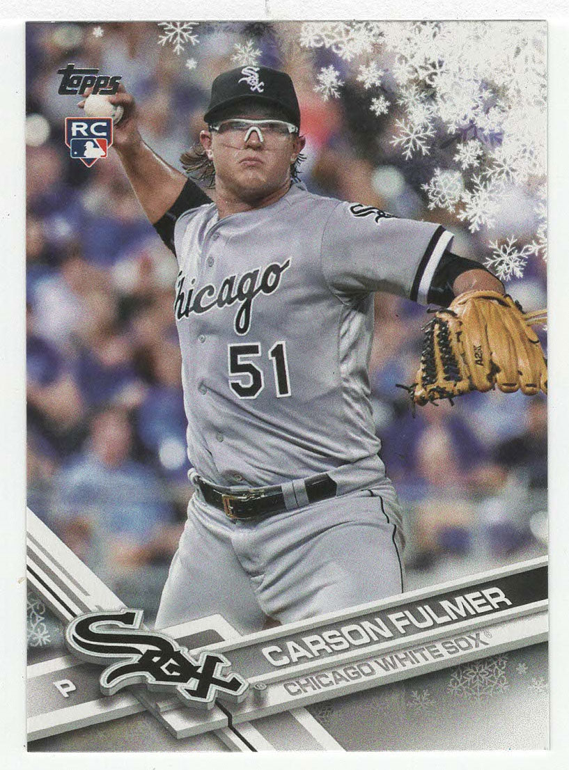 Carson Fulmer RC - Chicago White Sox (MLB Baseball Card) 2017 Topps Walmart Holiday Snowflake # 15 Mint