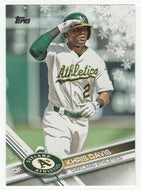 Khris Davis - Oakland Athletics (MLB Baseball Card) 2017 Topps Walmart Holiday Snowflake # 20 Mint