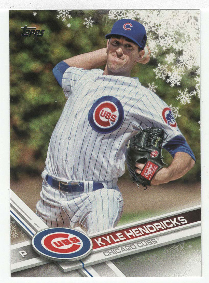 Kyle Hendricks - Chicago Cubs (MLB Baseball Card) 2017 Topps Walmart Holiday Snowflake # 27 Mint