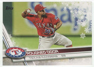 Rougned Odor - Texas Rangers (MLB Baseball Card) 2017 Topps Walmart Holiday Snowflake # 34 Mint