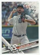 Justin Verlander - Detroit Tigers (MLB Baseball Card) 2017 Topps Walmart Holiday Snowflake # 40 Mint