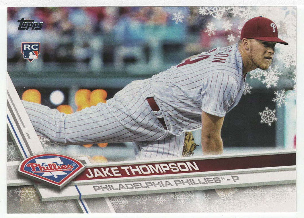 Jake Thompson RC - Philadelphia Phillies (MLB Baseball Card) 2017 Topps Walmart Holiday Snowflake # 43 Mint