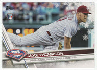 Jake Thompson RC - Philadelphia Phillies (MLB Baseball Card) 2017 Topps Walmart Holiday Snowflake # 43 Mint