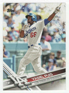 Yasiel Puig - Los Angeles Dodgers (MLB Baseball Card) 2017 Topps Walmart Holiday Snowflake # 48 Mint