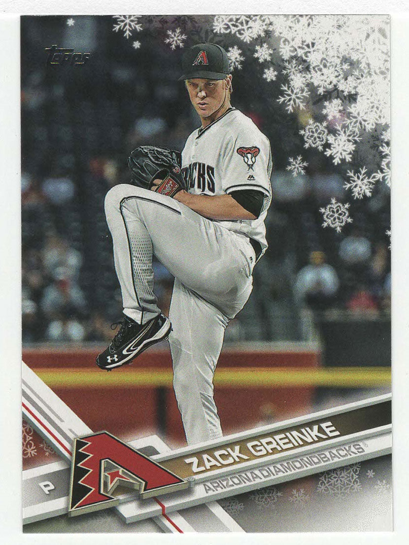 Zack Greinke - Arizona Diamondbacks (MLB Baseball Card) 2017 Topps Walmart Holiday Snowflake # 49 Mint